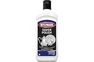 Weiman Silver Cream Cleaner 3-in-1, Anti-Tarnish Technology, Safely Clean, Polish, Shine & Restore, Removes & Prevent Tarnish, 8 Oz