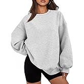 EFAN Womens Oversized Sweatshirts Hoodies Fleece Crewneck Sweaters Casual Tops Comfy Fall Fashion Outfits Winter Clothes 2026