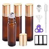 PrettyCare 4 Pack, 10 ml Essential Oil Roller