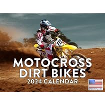 Amazon.com: Motocross Dirt Bikes Calendar 2024 : Office Products