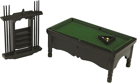 black pool table