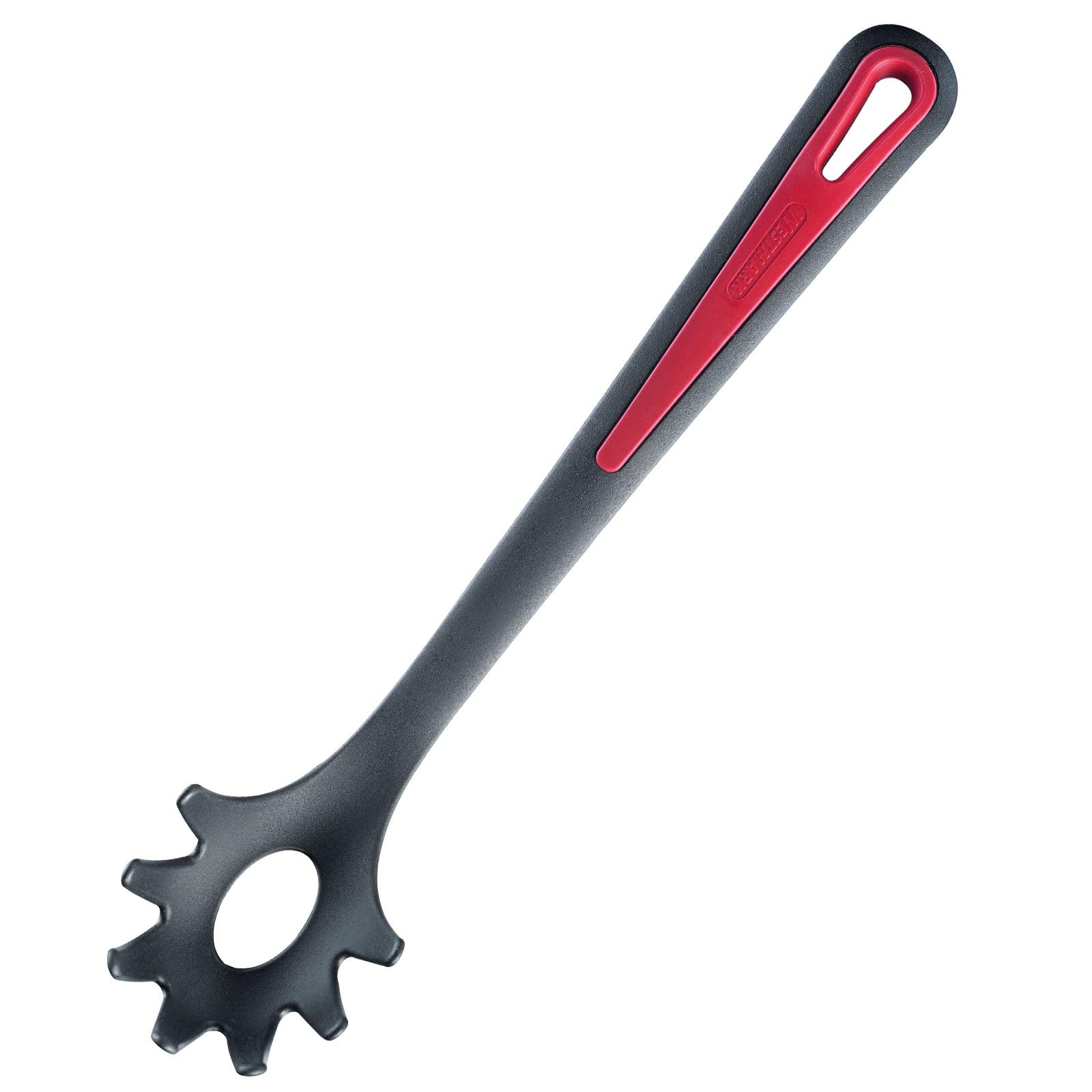Westmark Spaghetti Server/Pasta Spoon, Length: 30.5 cm, Gallant, Black/Red, 29602270