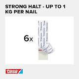 tesa Removable Adhesive Strips for Picture Hanging on Wallpaper 1 kg per strip view 3
