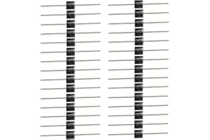 VKLSVAN 30PCS 15SQ045 Schottky Diodes 15A 45V Diode Axial Schottky Blocking Diodes for Solar Cells Panel