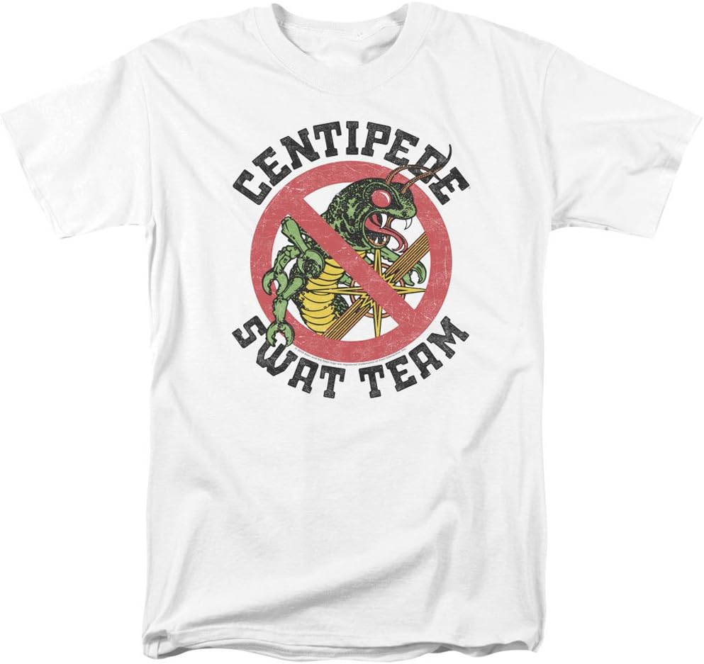 Centipede Atari Arcade Video Games Game Swat Team Adult T-Shirt Tee