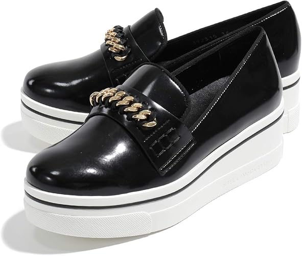 Amazon Stella Mccartney ステラマッカートニー W0ve4 スリッポン シューズ プラットフォーム ローファー 厚底 1000 レディース 1000 39 並行輸入品 Stella Mccartney ステラ マッカートニー スニーカー