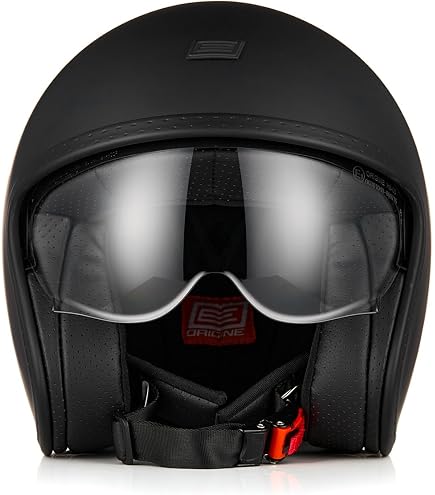 LS2 Helmets Open Face Spitfire Helmet (Matte Black