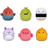 Squishmallows Original Micromallows Plush 6-Pack (Charles, Onel, Cookie, Reed, Mo, Layla)