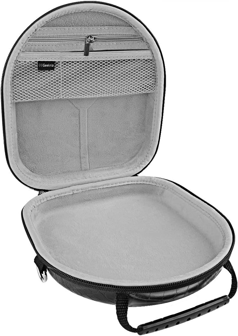 Geekria Shield Headphones Case for Lay Flat On-Ear Headphones, Replacement Hard Shell Travel Carrying Bag with Cable Storage - Image 3