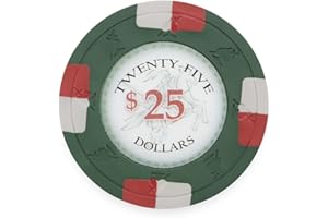 Claysmith Gaming Pack of 50 Poker Knights Poker Chips, Heavyweight 13.5-gram Clay Composite