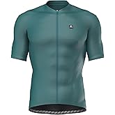 LAMEDA Mens Cycling Jersey Short Sleeve Biking Shirt with 3 Rear Pockets Moisture Wicking Breathable Quick Dry Bicycle Jersey