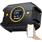 BougeRV Li 30A PWM Solar Charge Controller 12V 24V with Backlit Display | USB Port Compatible with Negative Ground Battery Intelligent Regulator for Solar Panels LFP, AGM, SLD, FLA, for RV, Off-Grid