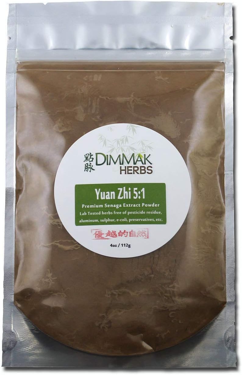 Yuan Zhi 5:1 Extract Powder 4oz | Premium Senaga Root Lab Tested 5:1 Concentrated Powder 112g