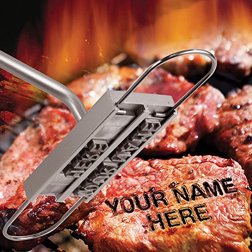BBQ Branding Iron - Grilling Utensil With Over 60 Letters For Names And More