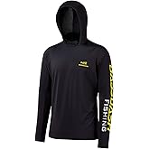 BASSDASH UPF 50+ Men’s UV Sun Protection Long Sleeve Performance Fishing Hoodie Hooded Shirts