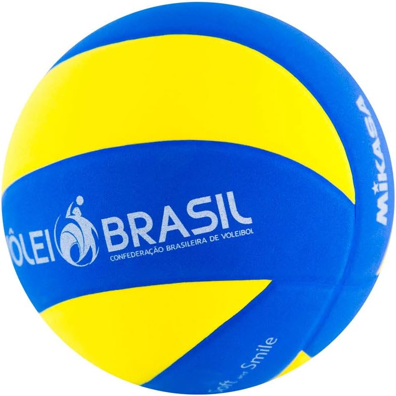 MIKASA SK-V5 (Kids) Balón termosoldado, Unisex, Amarillo/Azul, 5 ...