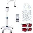 HEALTHIBLE Zoom Teeth Whitening Lamp - Professional Teeth Whitening Machine with Adjustable Stand, Mobile Tooth Bleaching Accelerator System with Cold Blue Light for Dental Clinic/Beauty Salon