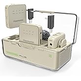 Haomuren Wireless Lavalier Microphone 2 Pack,Clip on Lapel Mic for iPhone,Android,Camera,iPad,Tablet,PC,Noise Cancel,Echo,Camera Mic for Video Recording,Stream,Vlogs(Apricot)