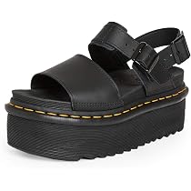 Amazon.com | Dr. Martens Womens Voss Quad Black Hydro Platform 