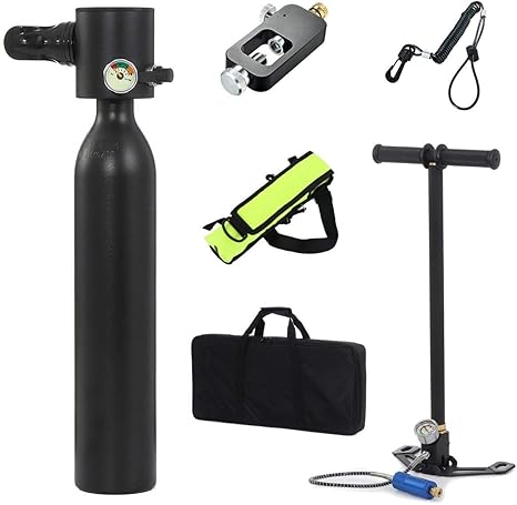 IDWF New Equipo 100L Buceo Cilindro Mini Tanque de oxígeno ...