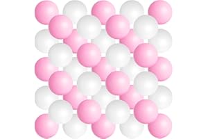 SEEVOR 28 Pcs Balls Table Tennis Balls 40mm Color Plastic Balls Assorted Color Balls Bulk Washable Small Game Balls for Party Decoration Handcrafted Art Carnival Pool Games