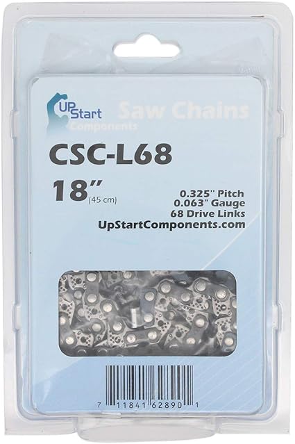 Amazon Com Upstart Components 5 Pack Replacement 18 Inch L68 22bpx Chainsaw Chain For Stihl Ms250 Stihl Ms 250 C Stihl Ms 230 Stihl Ms 230 C Be Stihl 25 Stihl 26rm3 68 Oregon L68 Stihl