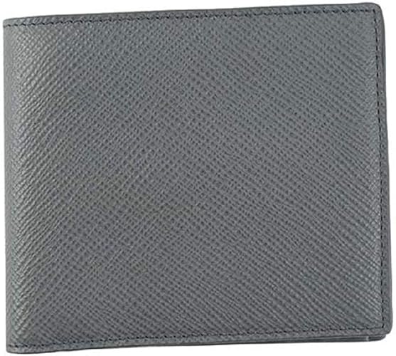 Amazon Smythson スマイソン 財布 二つ折り財布 Panama Smoke グレー 並行輸入品 財布