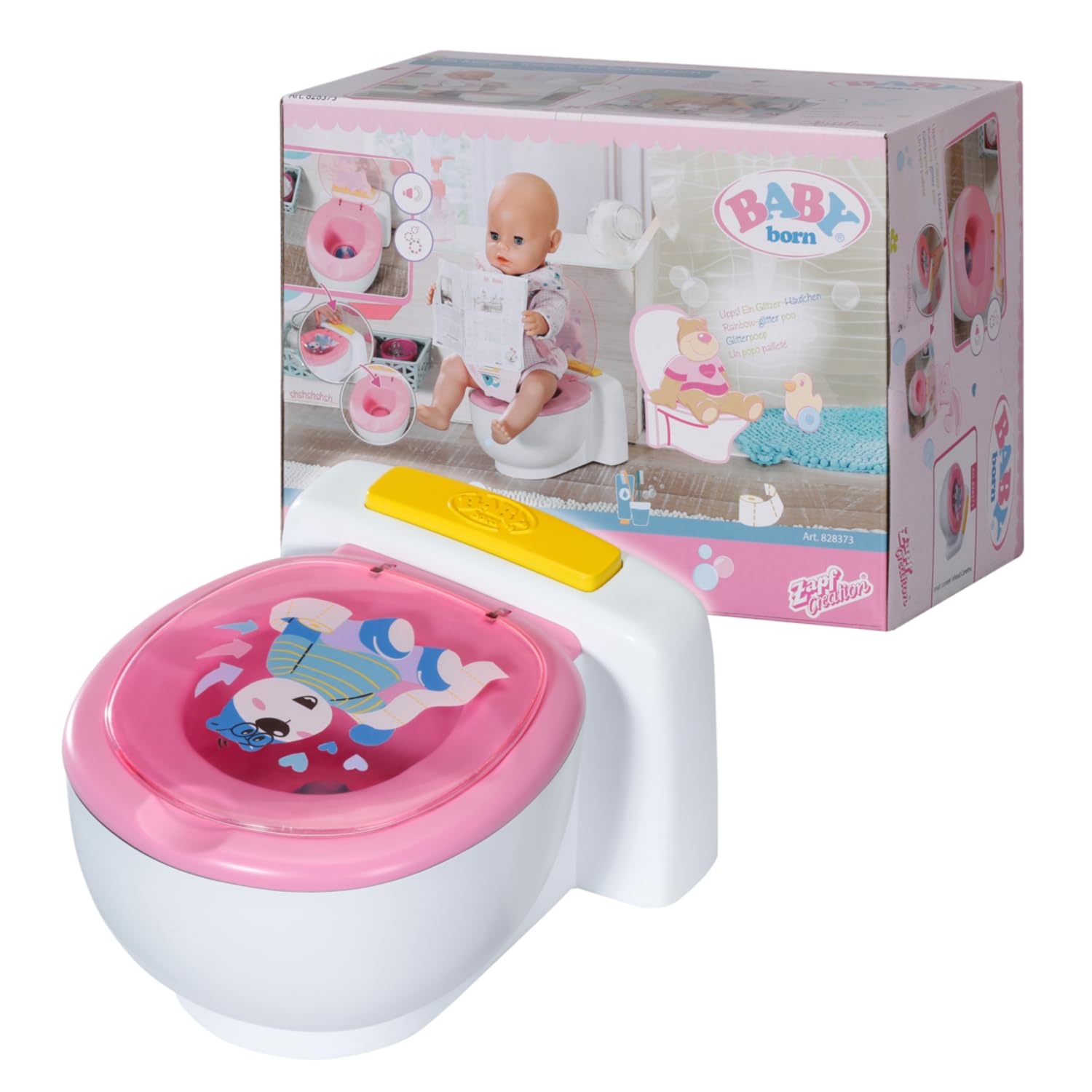 BABY born Bath Poo-Poo Toilet 43cm