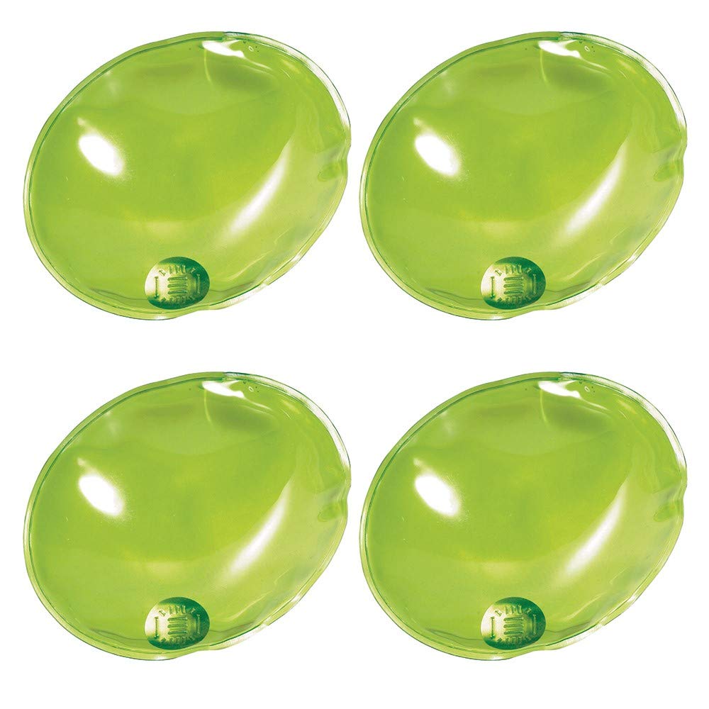 eBuyGB Pack of 4 Reusable Instant Gel Hand Warmer (Green Oval)