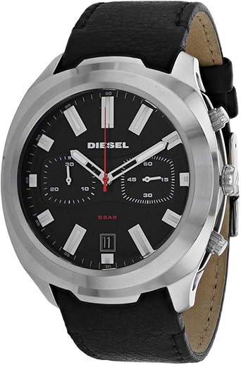 Diesel Reloj Cronógrafo para Hombre de Cuarzo con Correa en Cuero DZ4499