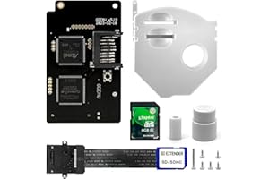COVOZAMA GDEMU V5.15 & V5.15b Optical Drive Emulation Board for SEGA Dreamcast - Remote Card Mount Kit with SD Extension Cable, Compatible with DC VA1 Console (White V5.15)