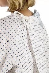 EASY CARE SOLUTIONS Unisex Patient Gown Wrap Style Hospital One Size view 2