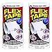 Flex Tape, Original Thick Flexible Rubberized Waterproof Tape - Seal and Patch Leaks, Works Underwater, Indoor Outdoor - Home RV Roof Plumbing and Pool Repairs, White, 8 in x 5 ft, Pack of 2