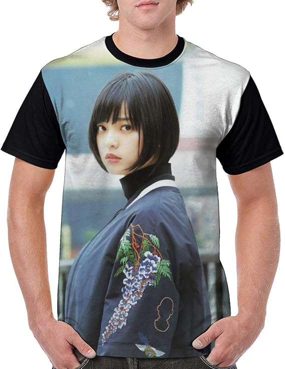 Amazon 平手友梨奈 ひらて ゆりな Yurina Hirate メンズ プリント 半袖 カジュアル 夏服 丸首 大きい サイズ ゆったり 吸汗速乾 快適 柔らかい おしゃれ Tシャツ Tシャツ カットソー 通販