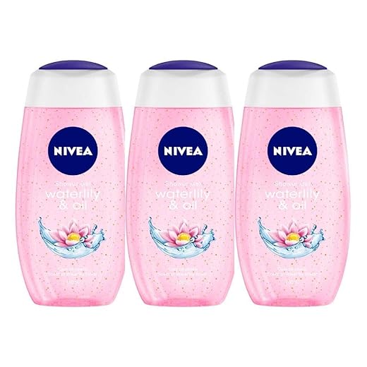 Nivea Waterlily and Oil Shower Gel (Pack of 3)