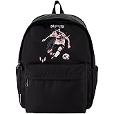 Messi Lifestyle Backpack, Bookbag with Pockets & Adjustable Straps