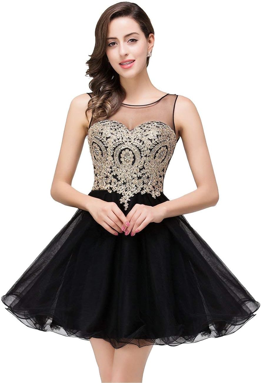 short puffy prom dresses