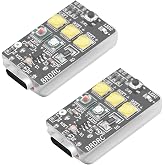 HeiyRC 2PCS Drone Strobe Night Light, FAA Flight Anti Collision Rechargeable LED Lighting Lamp for DJI Air 3S, Mavic 3, Mini 4 Pro, Air 2S, Mini 2, Avata 2 Neo