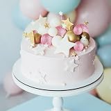ASTARON 20 Pcs Mini Balloons Cake Topper Pink Glitter Balls 2–4 cm view 4
