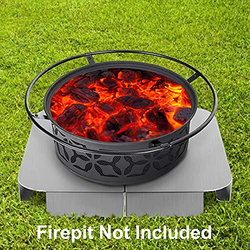 VEVOR Fire Pit Heat Shield, 26 x 26 inch Deck Defender & Grass Guard