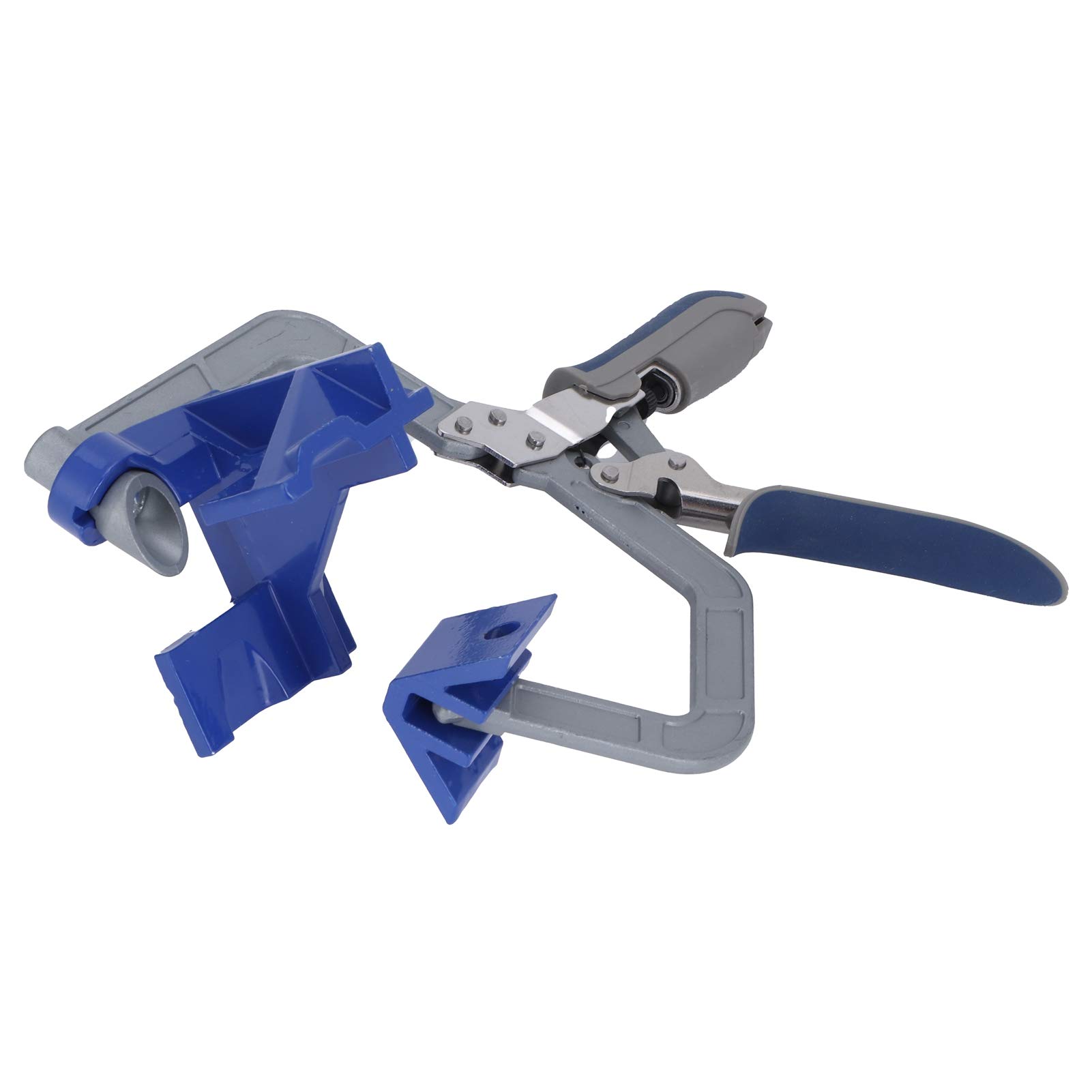 Naroote Woodworking 90 Degree Right Angle Clamp, Corner Clamp, Blue, Adjustable, 1.25 Inch Depth