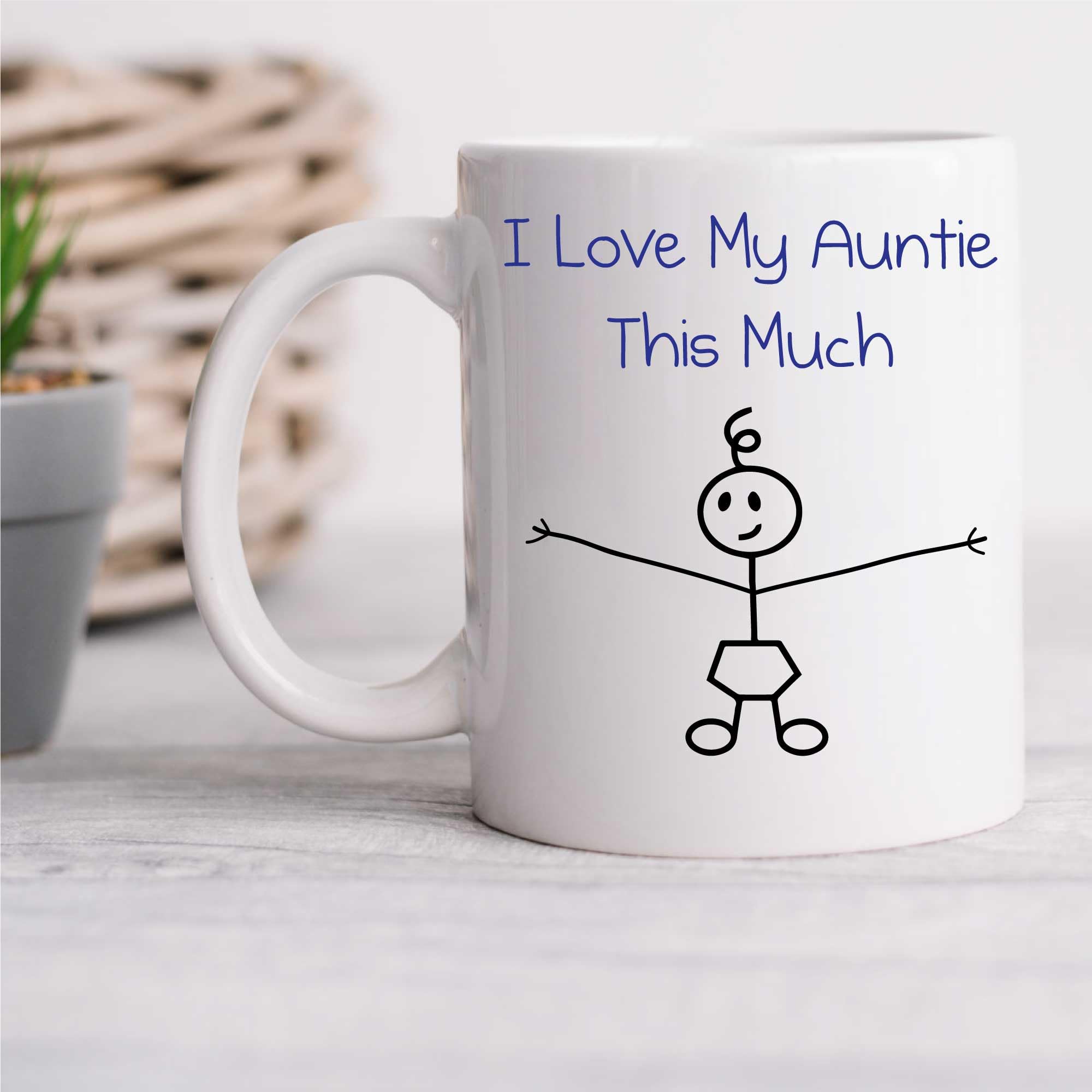 60 Second Makeover Limited I Love My Auntie This Much Boys Mug Mother Day Nephew Gift Mummy Birthday