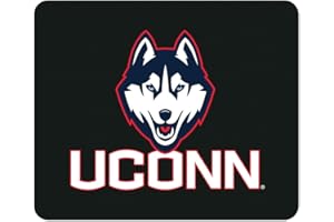 OTM ESSENTIALS Mouse Pad, Fabric, University of Connecticut Standard/Classic Black