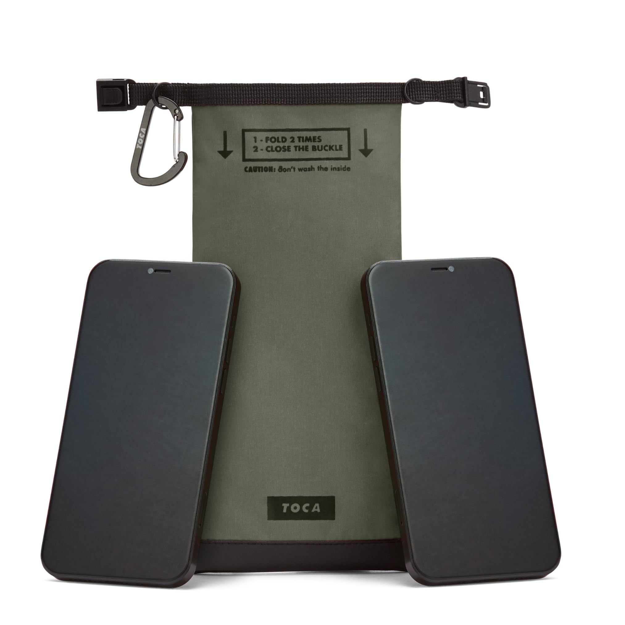 TOCA No Signal Sleeve - RFID Blocking Faraday Bag, Keyless Go & Smartphone/Laptop Protection, Data Privacy Shield, Water-resistant, Compact Green — image 1