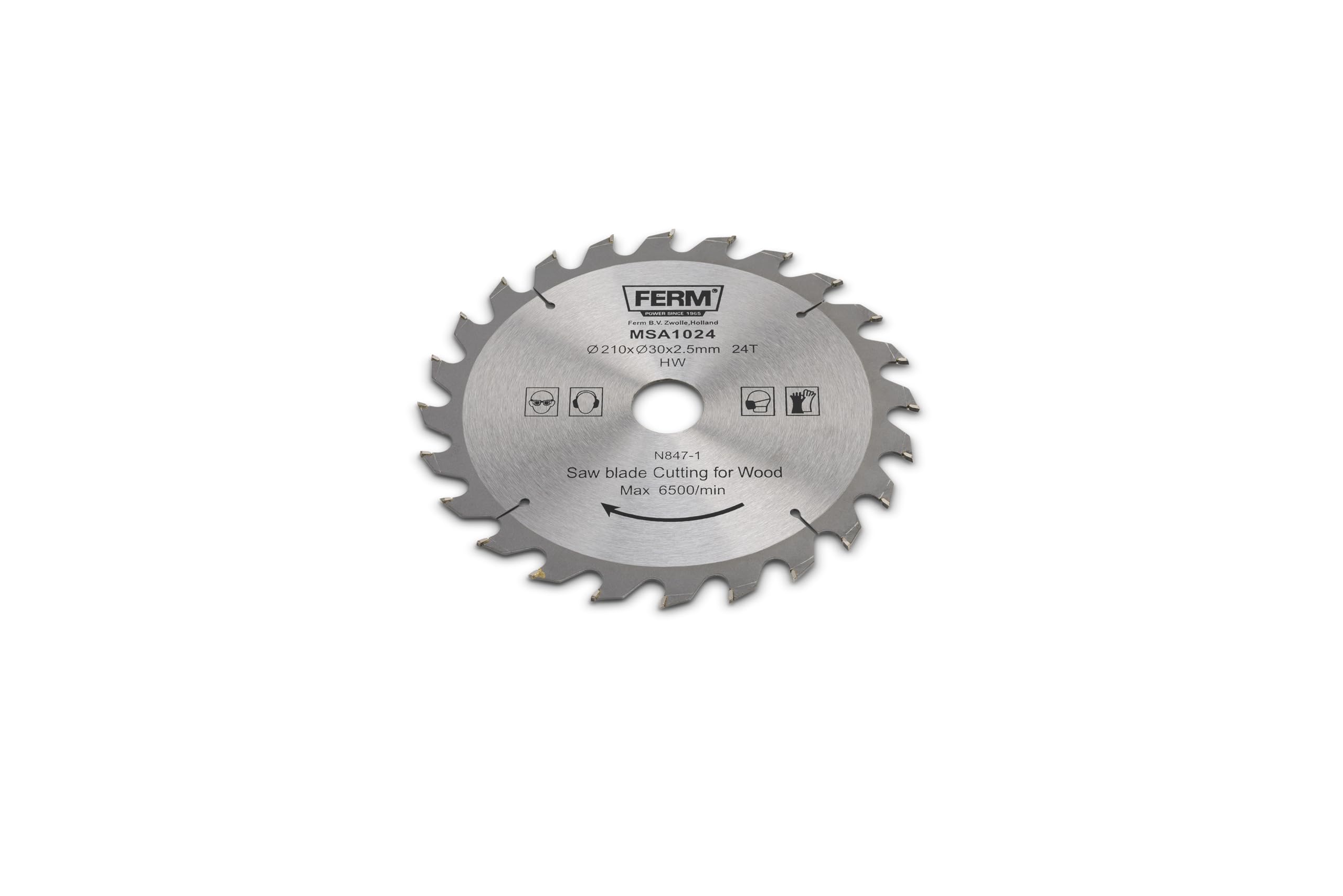 FERM Saw Blade 210x30/16/18mm 24T TCT