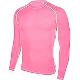KELME Men's Long Sleeve Compression Shirt, Cool Dry Athletic Top Base Layers, Running Soccer Football Undershirt T-Shirt