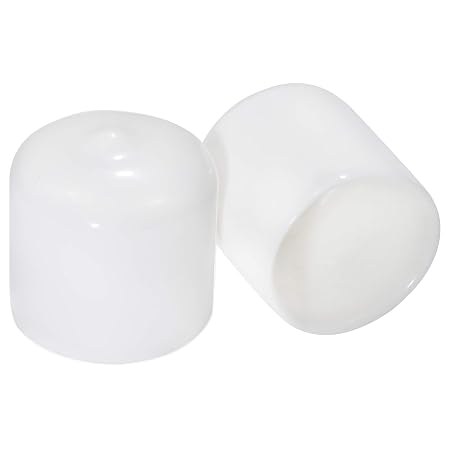 Prescott Plastics 1 Inch Round White Plastic Plugs (10 Pack) - Chair Leg Floor Protectors, Tubing End Caps - View #8