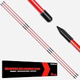 Goashpeaot Collapsible Golf Alignment Sticks, 40 Inch Golf Alignment Rods for Swing Trainer, Putting, Aiming, Posture Correction and Golf Practice