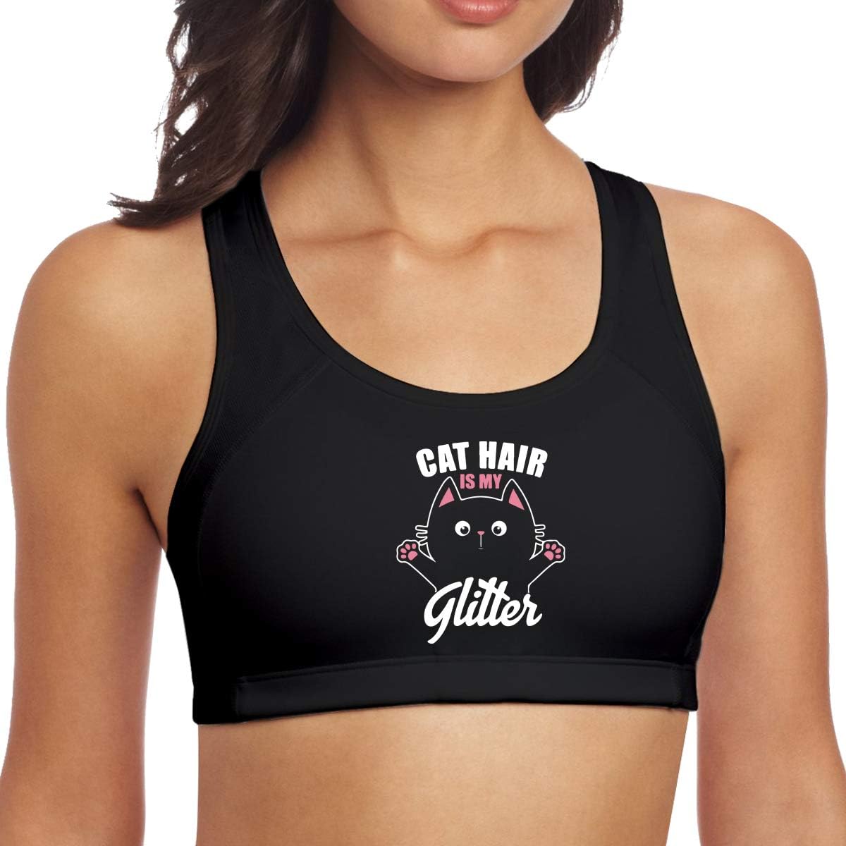 glitter sports bra