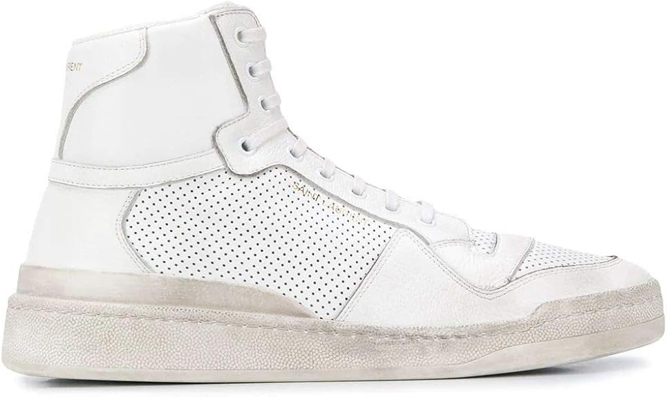 saint laurent white high tops